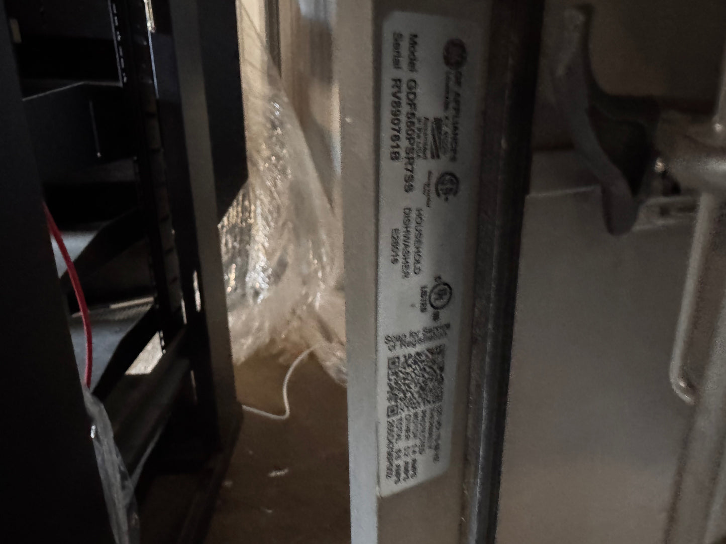 24in Reclaimed GE Dishwasher, Stainless Steel