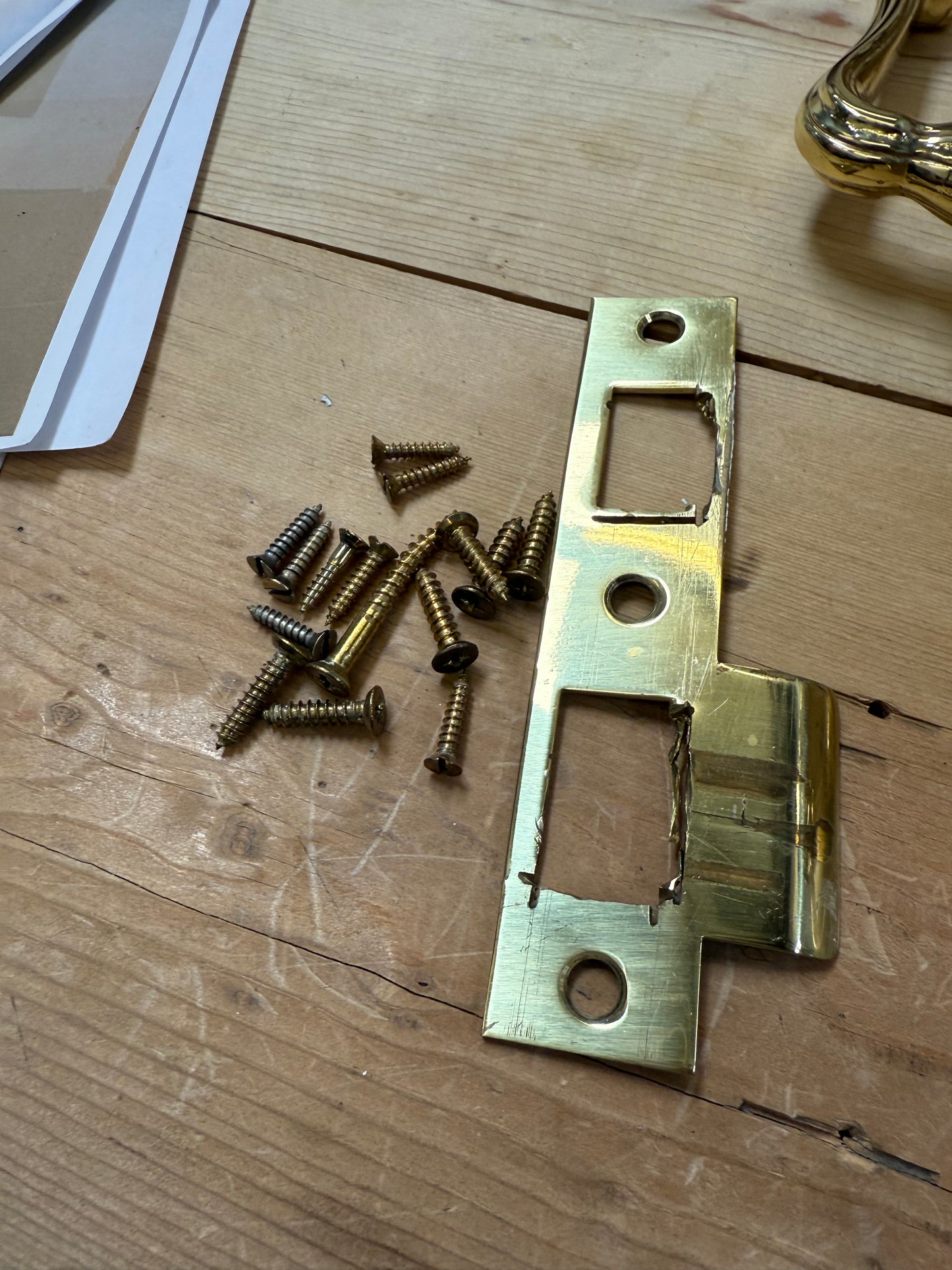 Baldwin Estate Privacy Lever Set, Polished Brass [#E519.02]