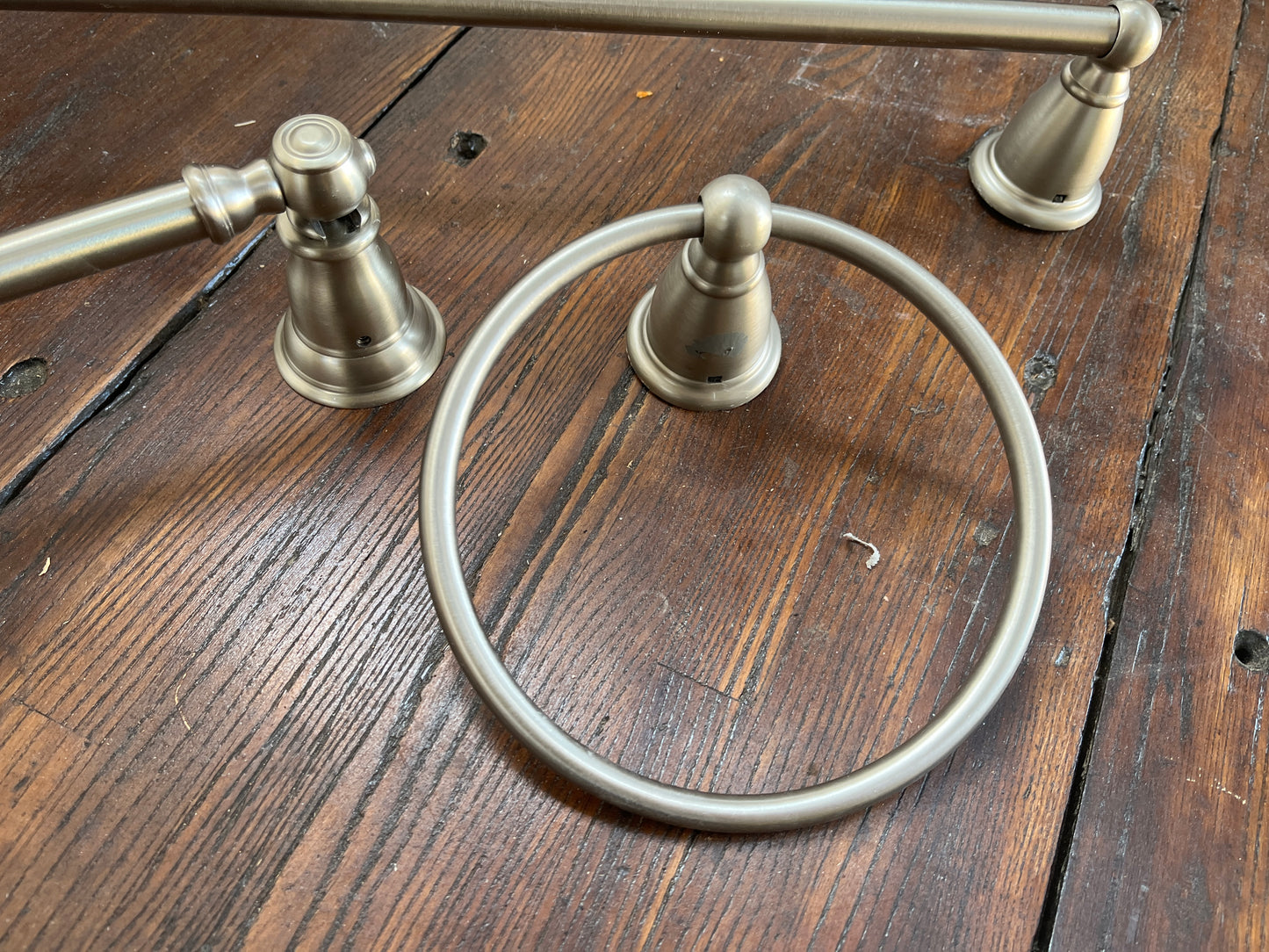 Reclaimed 3-Piece Bath Accessory Set, Brushed Nickel