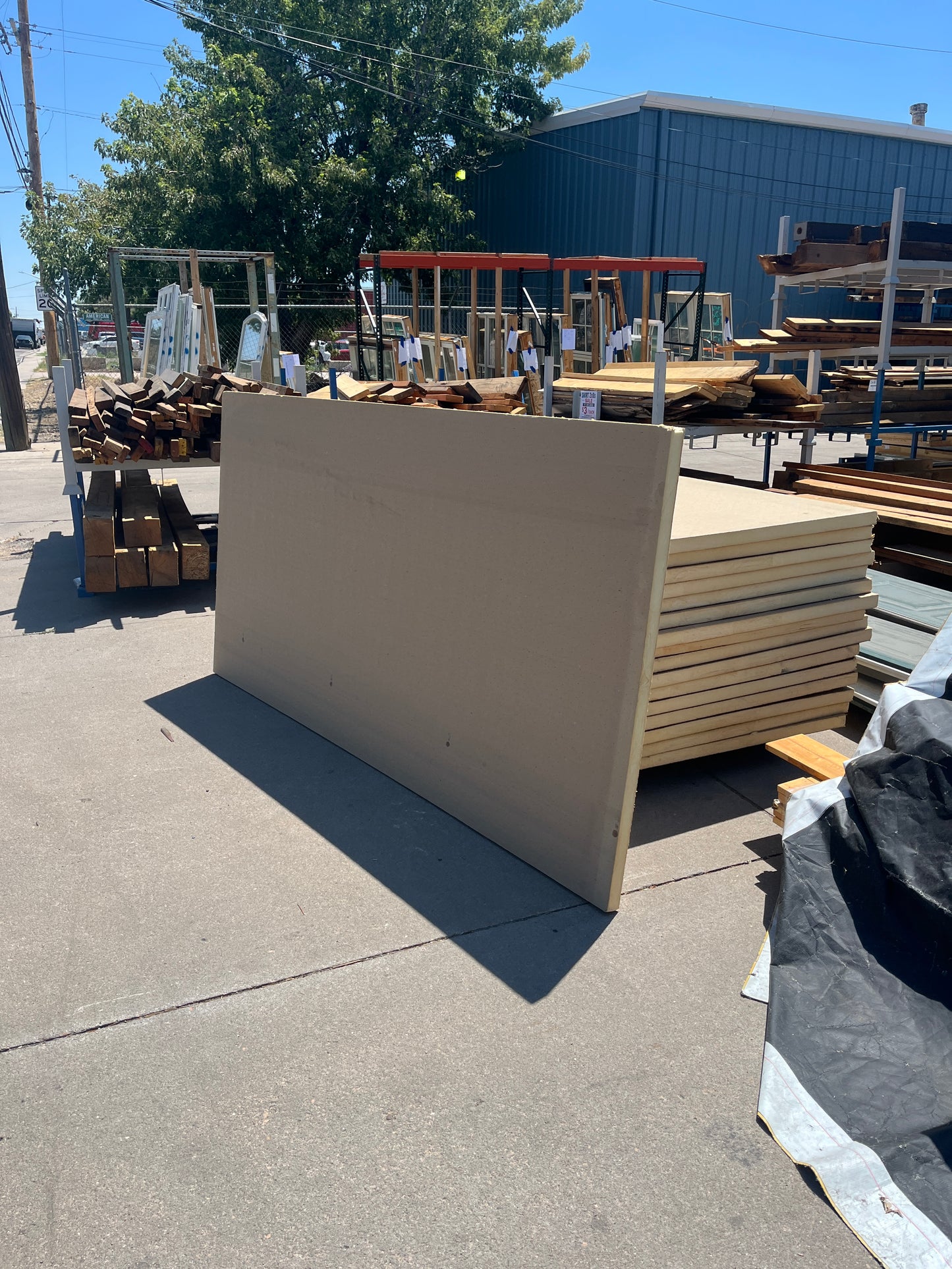 Polyiso Insulation Board, 4x8ft, 2.5in Thick [PRE-ORDER ONLY]