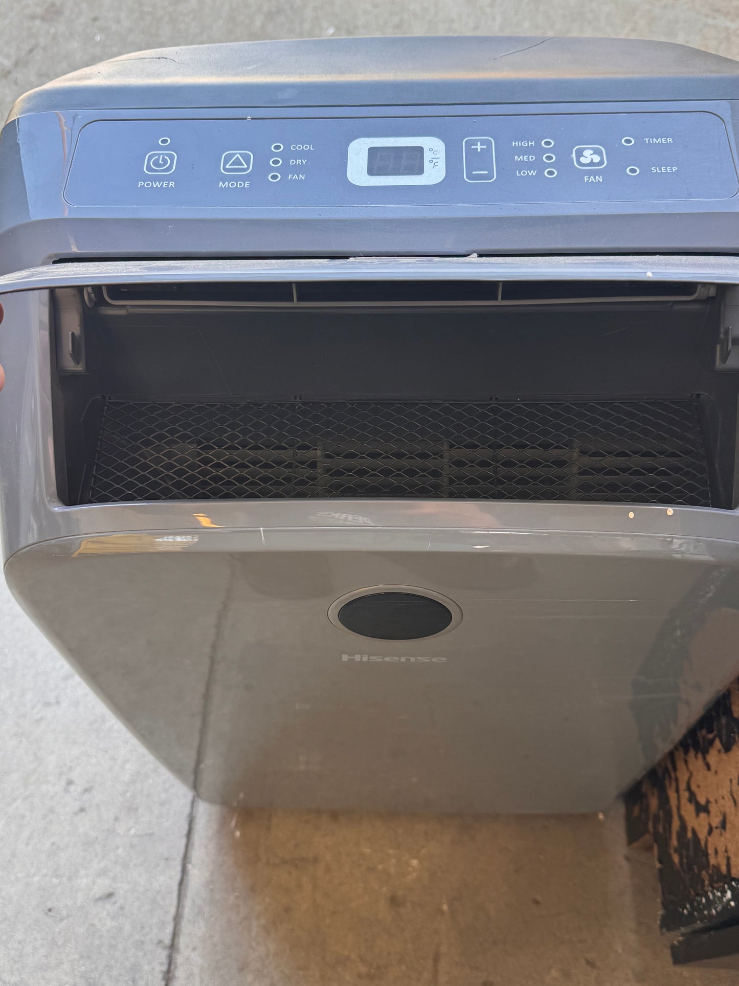 Reclaimed Hisense Portable Air Conditioner, 12,000 BTU