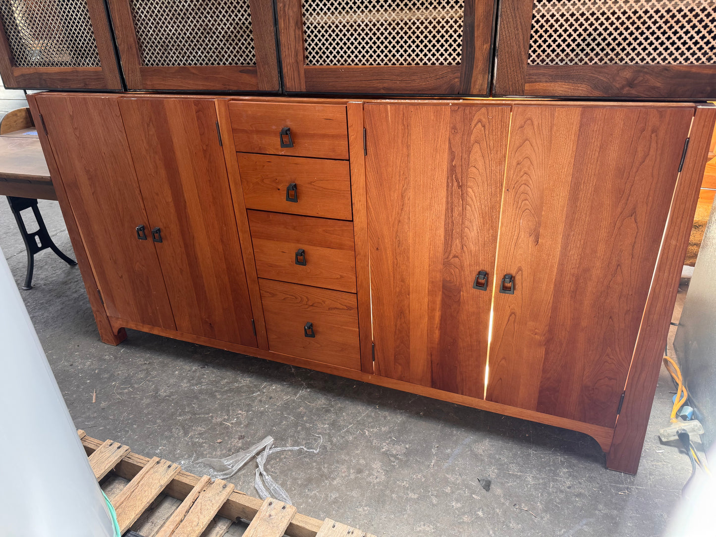 73.5in Solid Wood Double Vanity Base, Medium Stain Finish