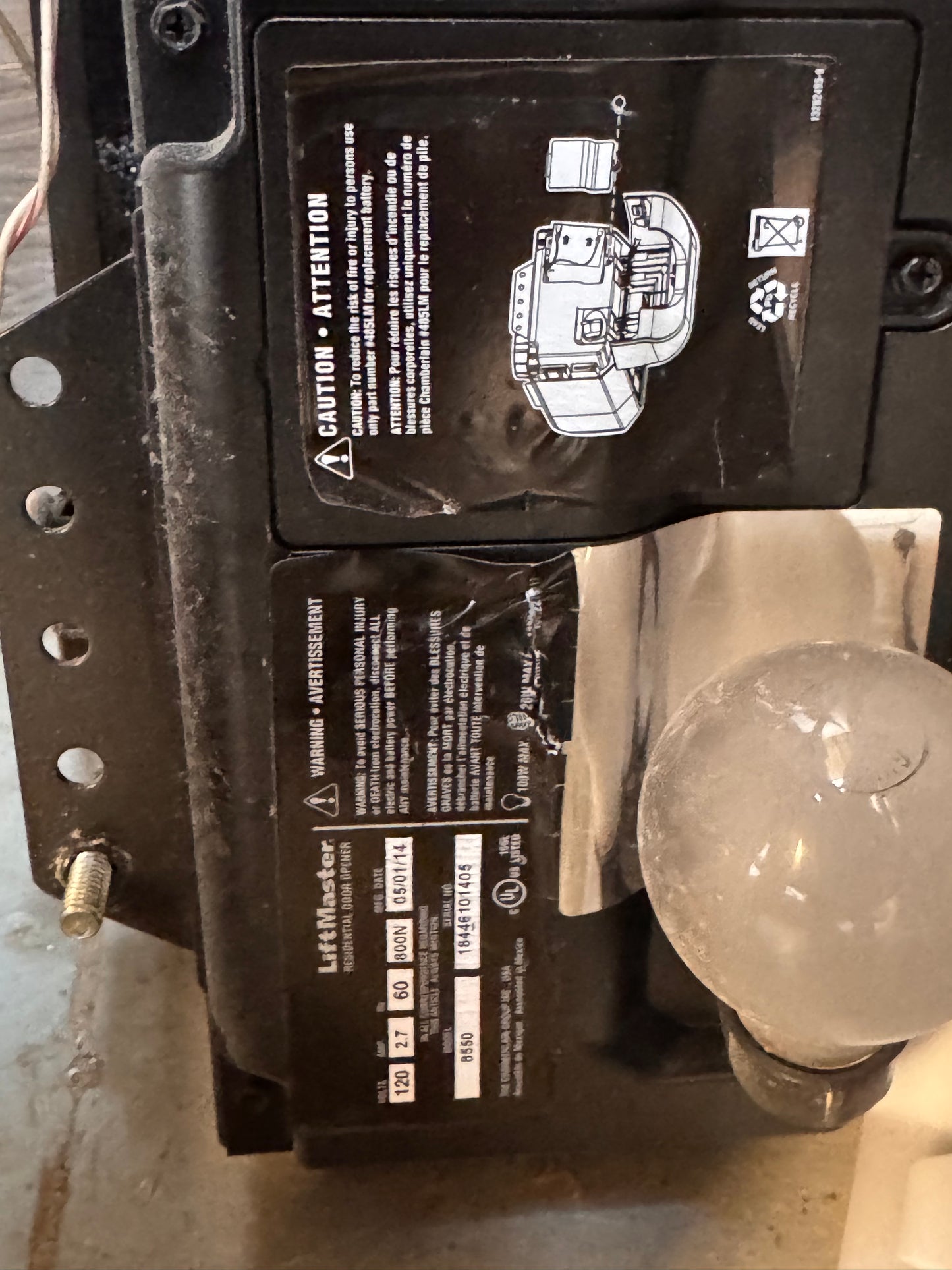 Reclaimed LiftMaster 8550 Smart Garage Door Opener, Belt Drive