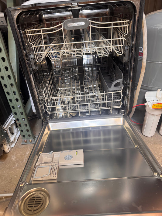 24in Reclaimed KitchenAid Dishwasher, Black