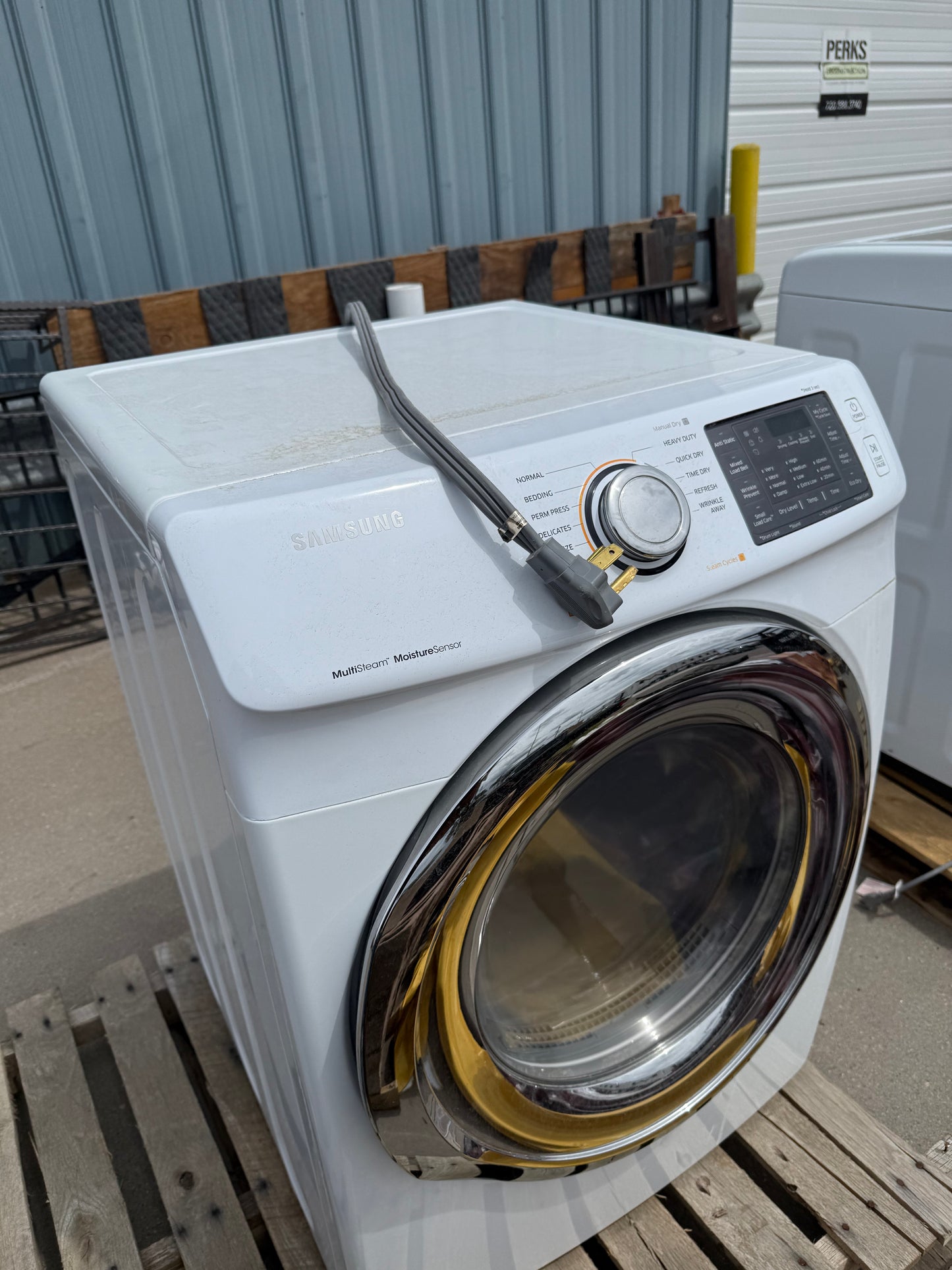 Samsung MultiSteam Electric Dryer [#E527.01]