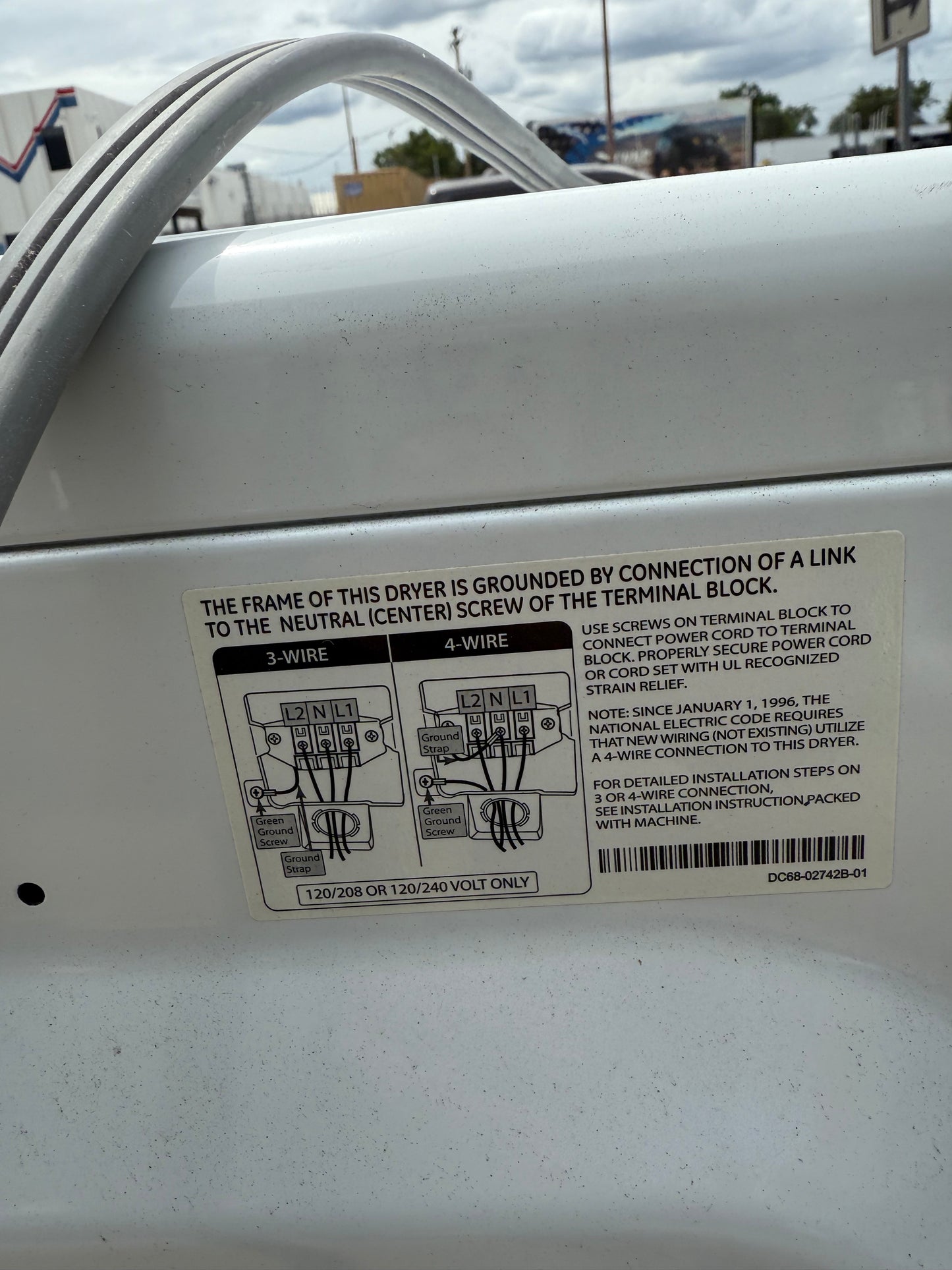 Samsung MultiSteam Electric Dryer [#E527.01]