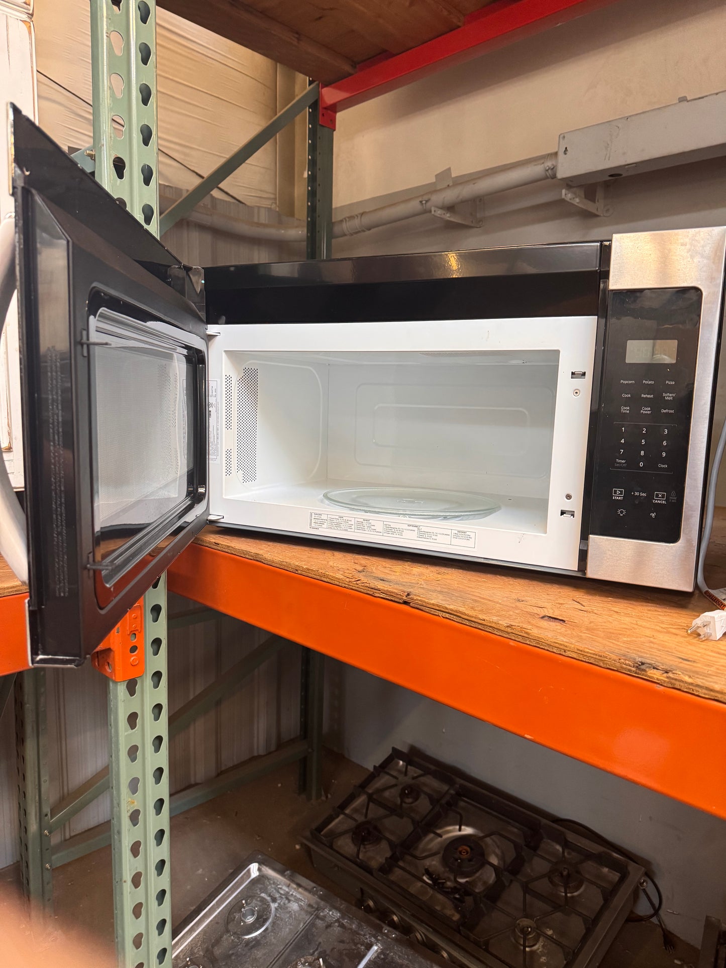 30in Reclaimed Whirlpool Over-the-Range Microwave, Stainless Steel, Only 3 years old