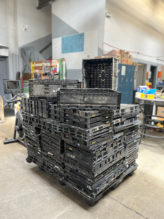 Collapsible Heavy-Duty Industrial Storage Crates [902.02]