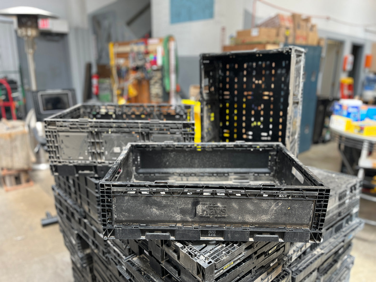 Collapsible Heavy-Duty Industrial Storage Crates [902.02]