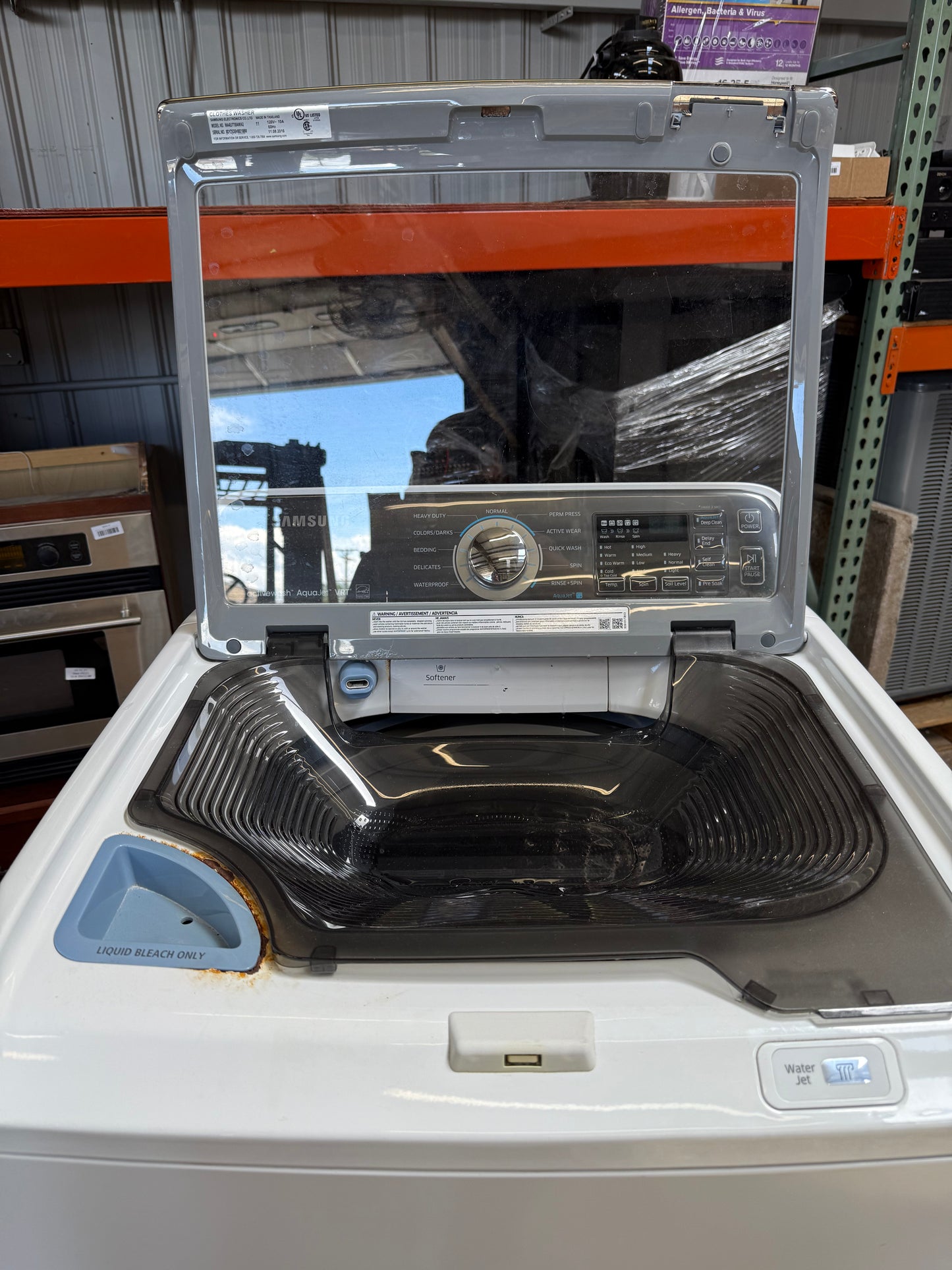 Samsung Activewash 4.8 Cu Ft Washer #E529.02