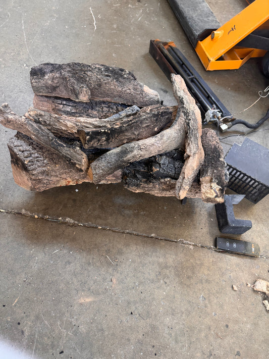 Reclaimed Real Fyre Millivolt Gas Log Set with Remote