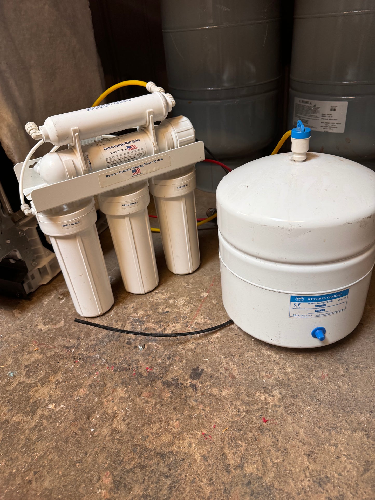 Reclaimed 4-Stage Reverse Osmosis Water Filtration System