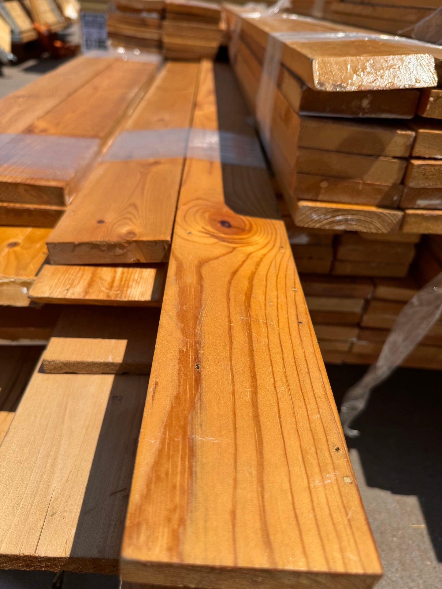 Reclaimed Pine Trim, Mixed Lengths and Widths