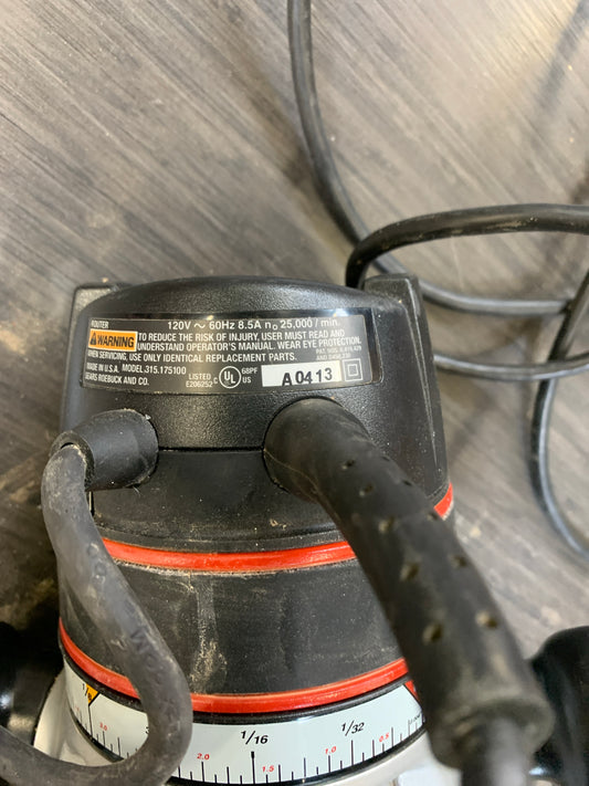 Craftsman 1¾ HP Fixed-Base Router – Model 315.175100 [624.05]