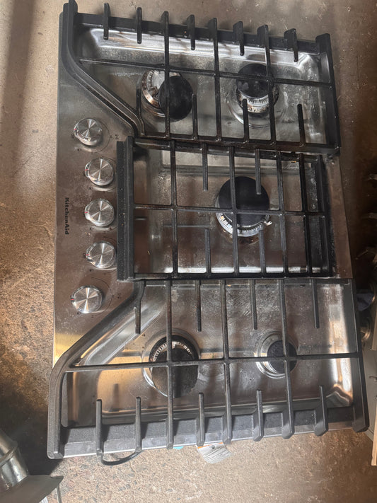 30in KitchenAid Gas Built-In Cooktop, Stainless