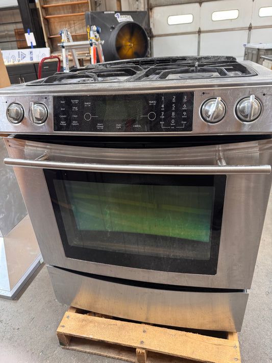 30in Jenn-Air Slide-In Gas Range, Stainless