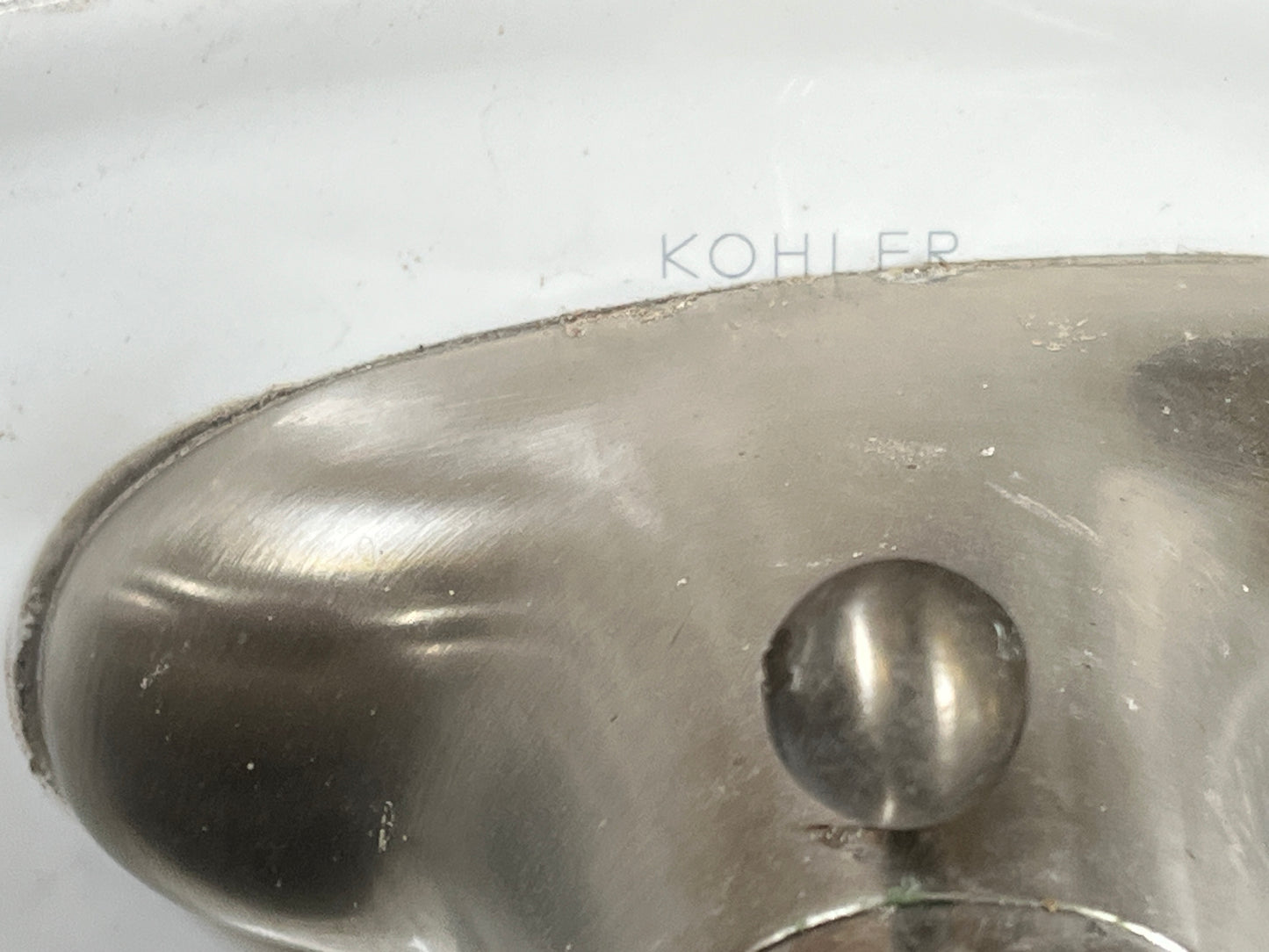 Kohler K-2196 Drop-In Bathroom Sink with Faucet – White Porcelain [#KS001+2]