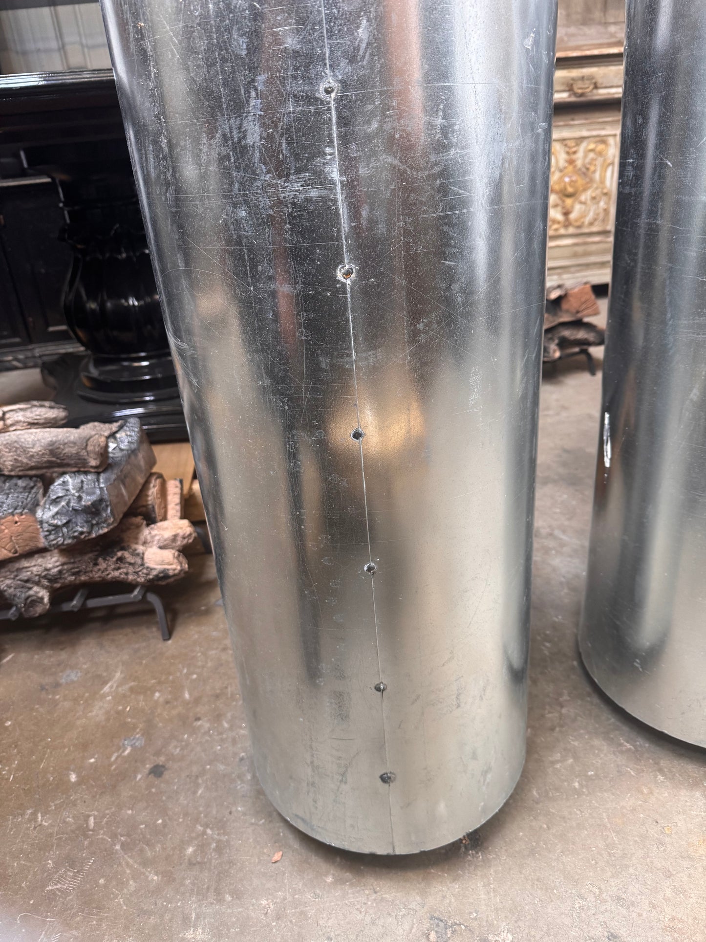 Reclaimed Price Industries CS Circular Duct Silencer, 6in, Pair