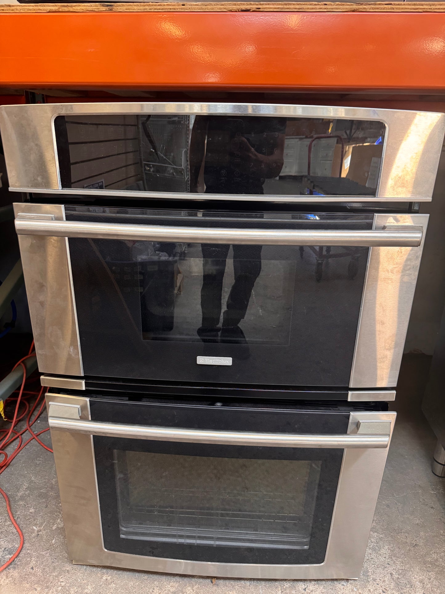 30in Electrolux Wave-Touch Combination Wall Oven and Microwave, Stainless