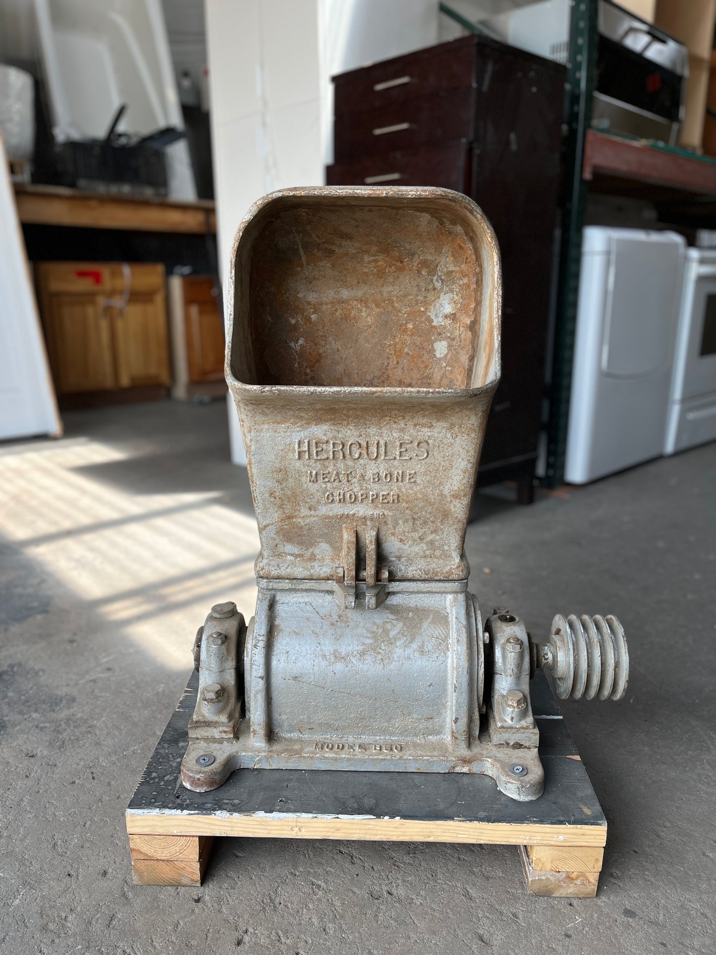 Antique Butcher's "Meat & Bone Chopper" [1002.61]
