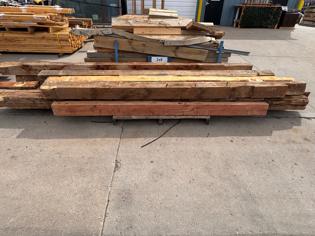 8-Piece Reclaimed 6x6 Post Bundle, 10ft Avg Length