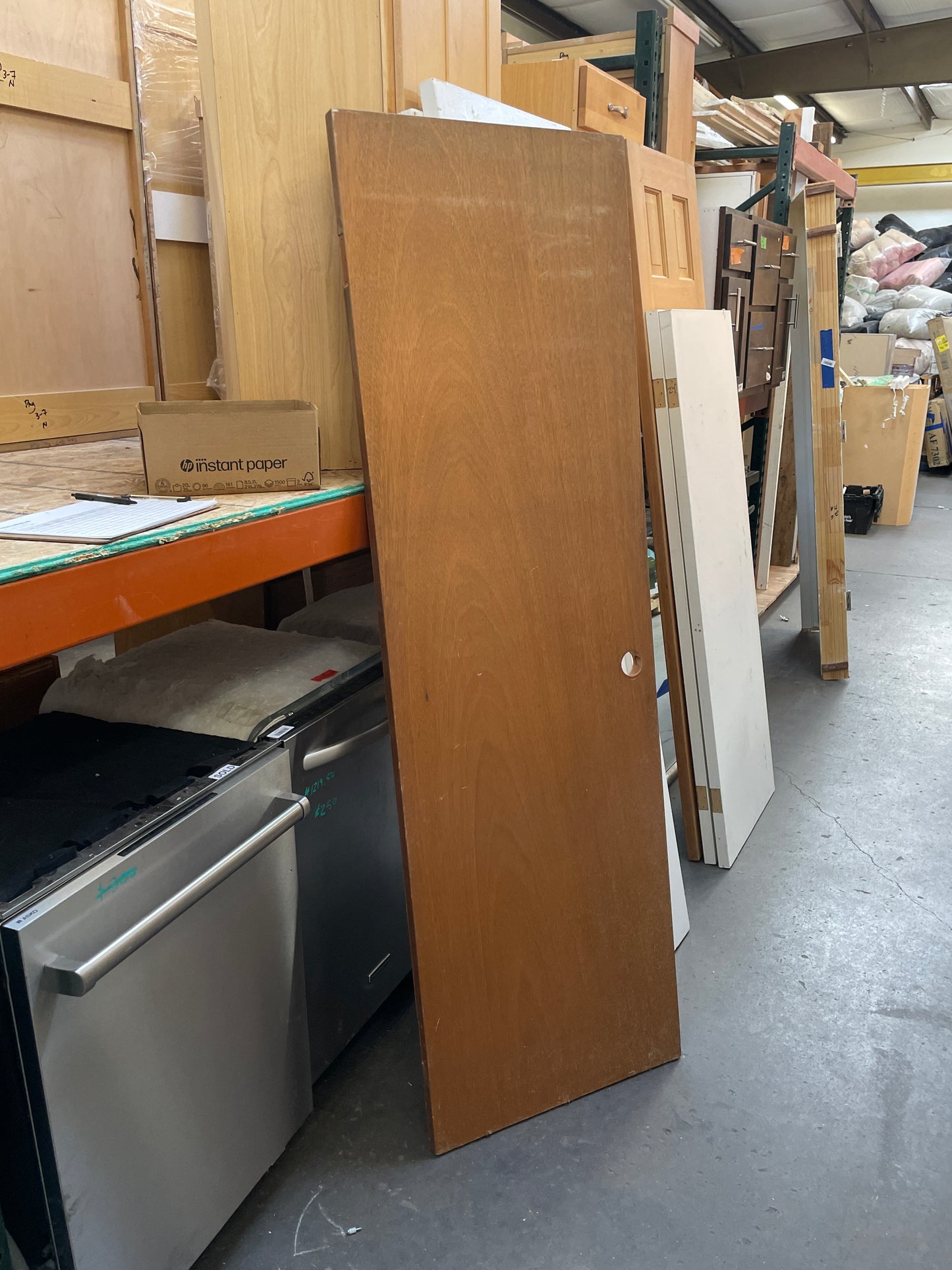Interior Hollow Core Wood Slab Door, Left Swing [#J218.02]
