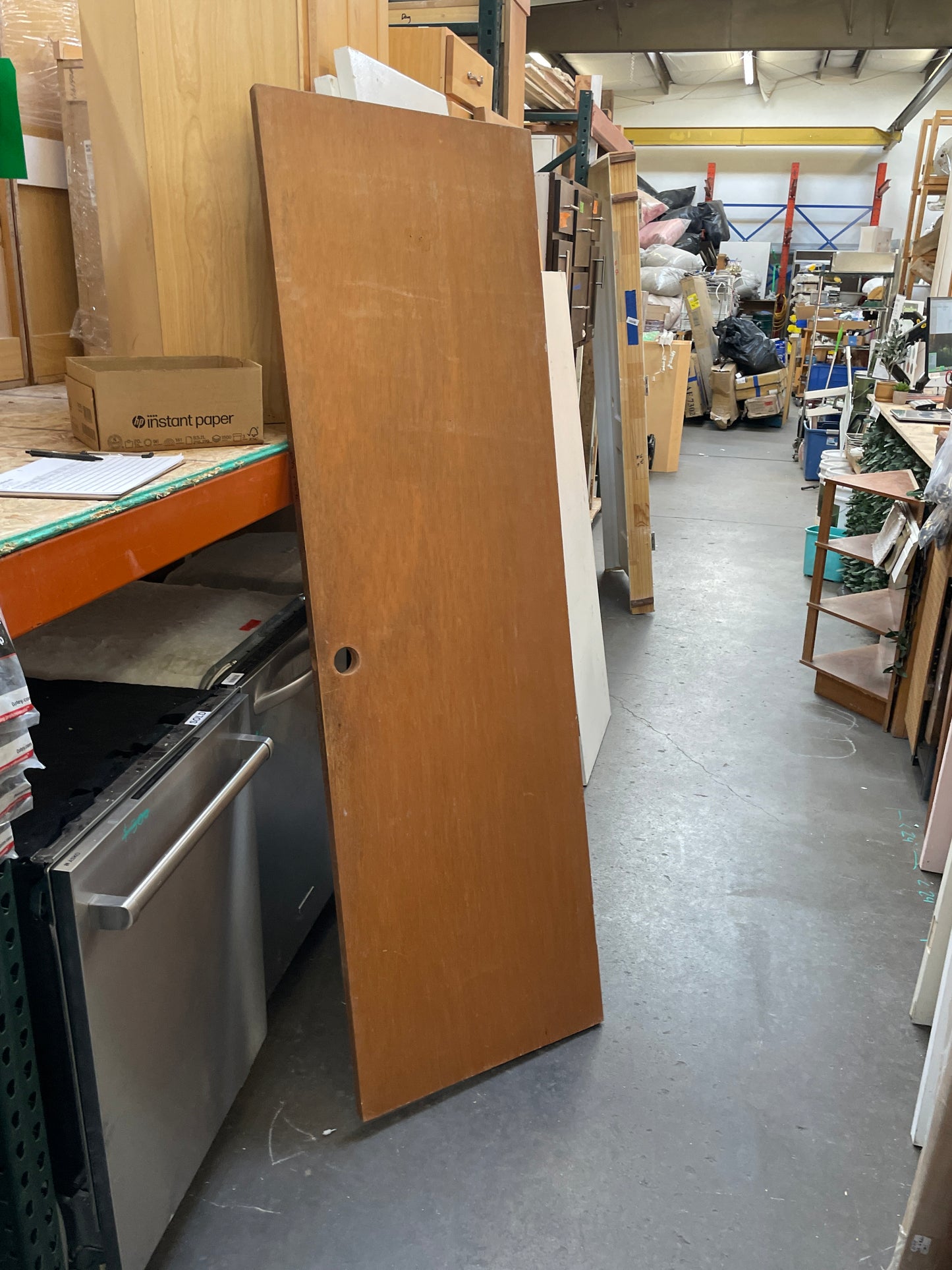 Interior Hollow Core Wood Slab Door, Left Swing [#J218.02]
