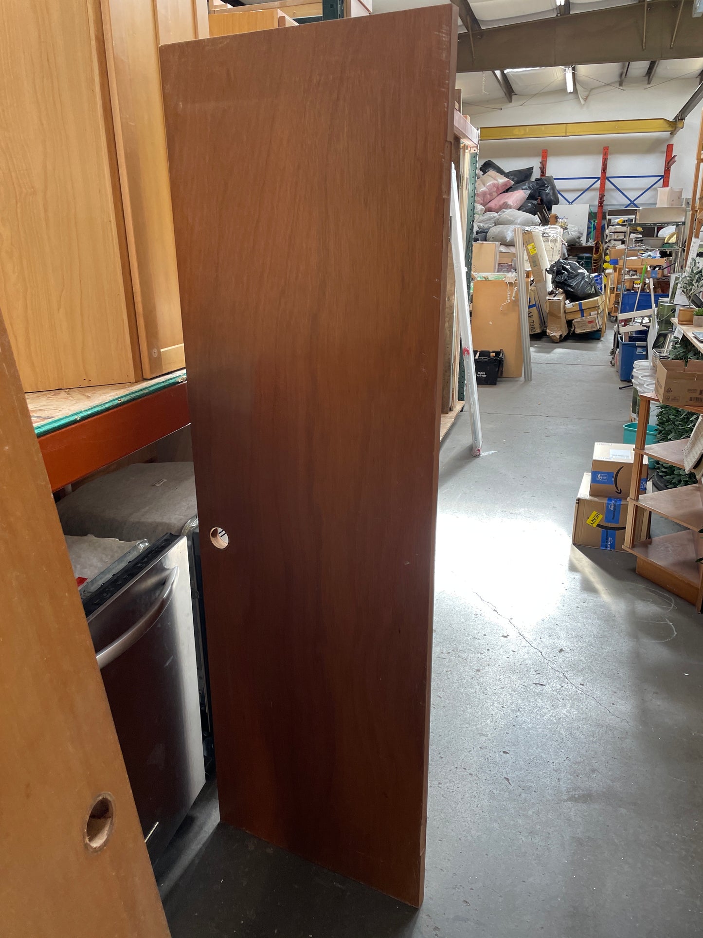 Interior Hollow Core Slab Door, Wood Finish, Left Swing [#J218.09]