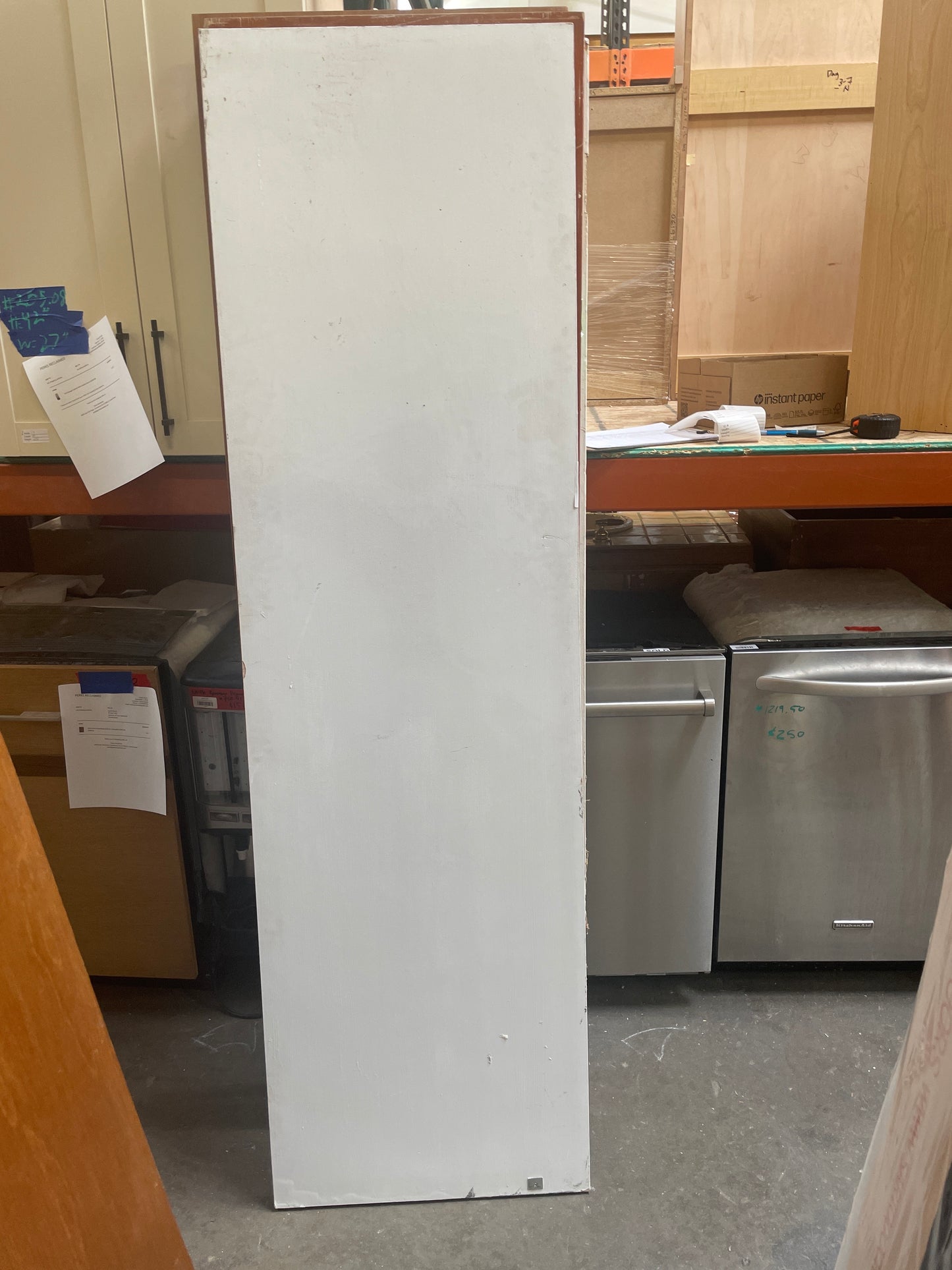 23x79 Solid Interior Slab Door – Right Swing – Painted White – ID# J218.13