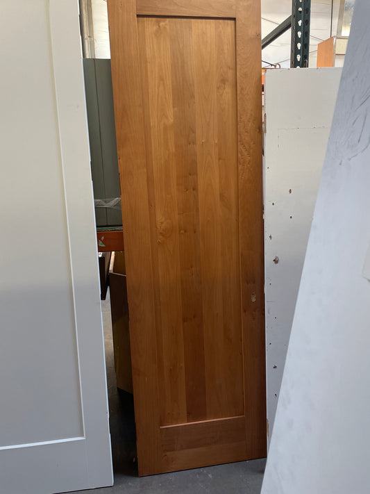 28x84 Interior Solid Wood Single Panel Door, Right Swing [#3311.12]