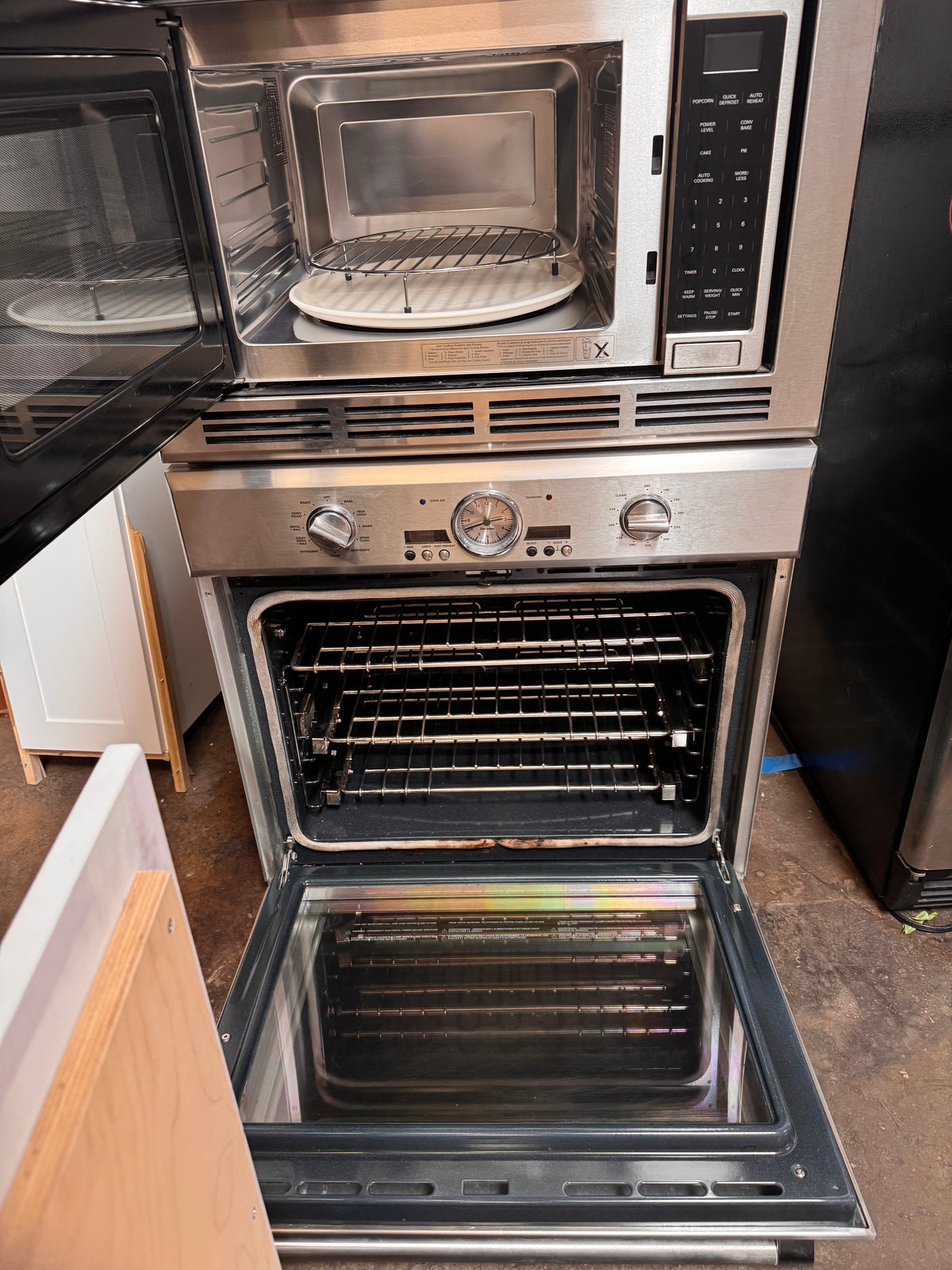 30in Reclaimed Thermador Professional Combo Wall Oven and Microwave