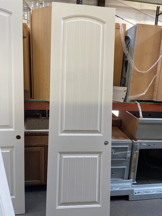 28x96 LHS Interior Solid 2 Panel Slab Door, White [#J325.07]