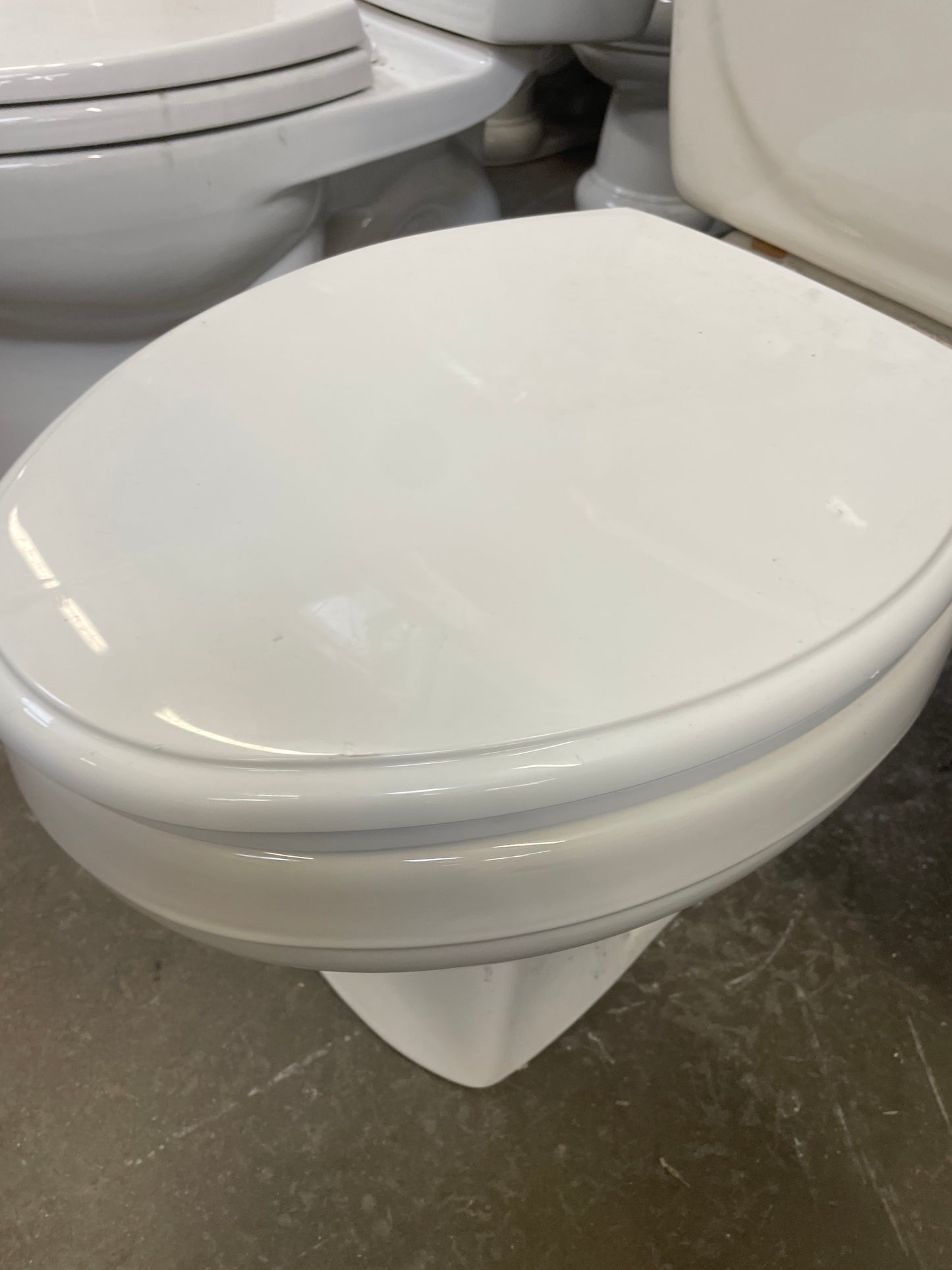 Vitramax Elongated Two-Piece Single Flush Toilet, Cream [#J401.10]