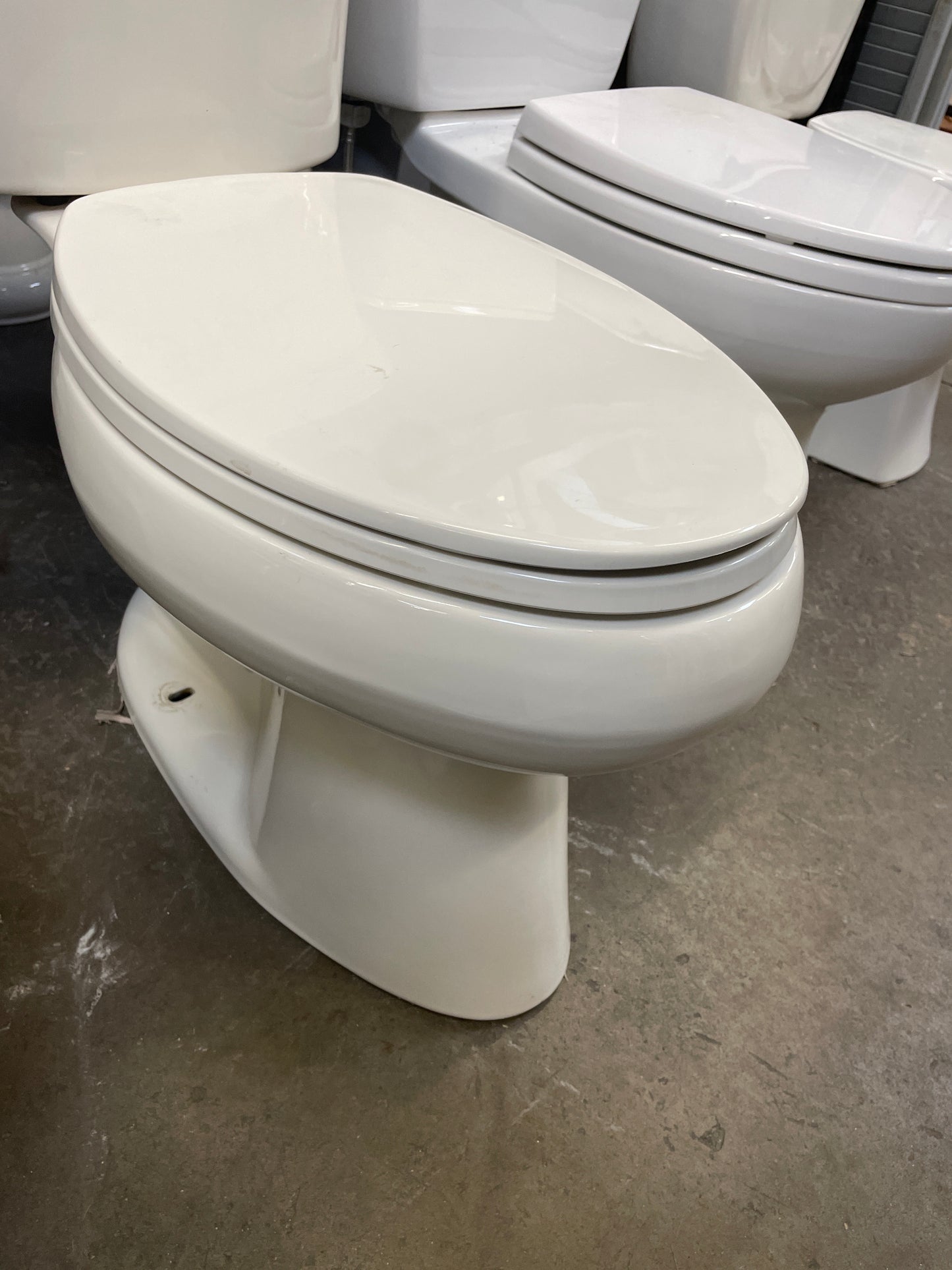 Kohler Elongated Two-Piece Single Flush Toilet, Cream [#J401.12]