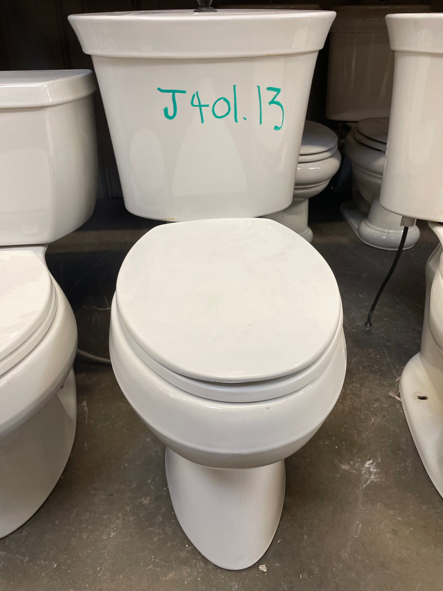 Kohler Elongated Two-Piece Single Flush Toilet, White [#J401.13]
