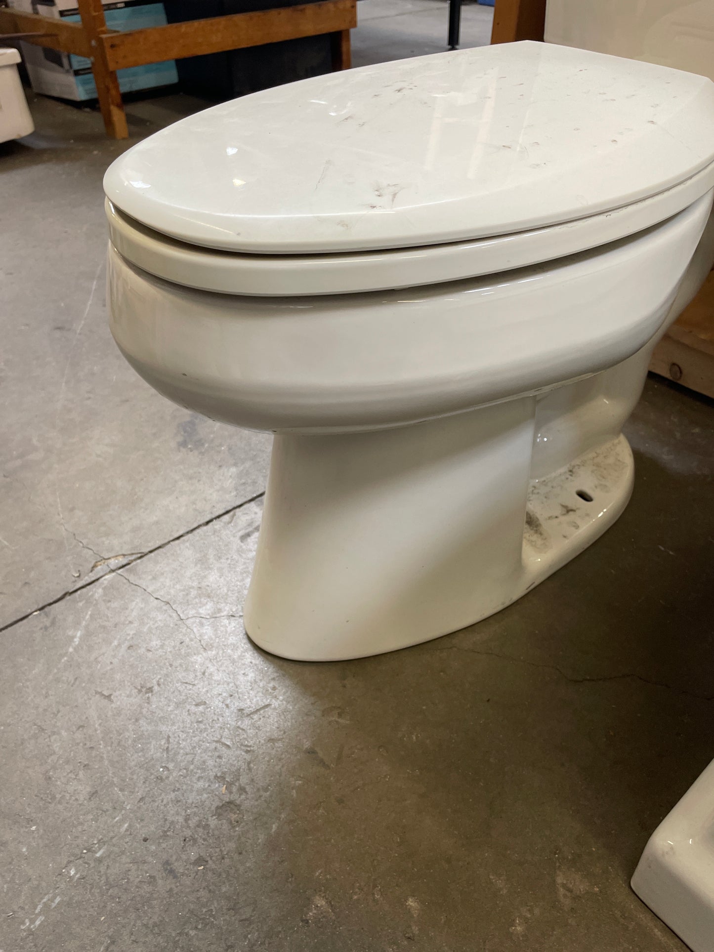 Kohler Elongated Two-Piece Single Flush Toilet, White [#J407.01]