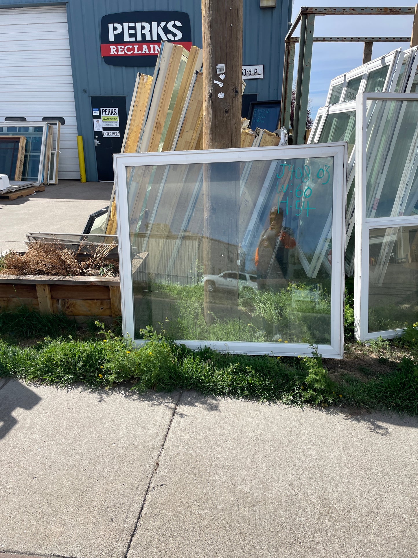 60x54 Fixed Wood Window, White [#J408.03]