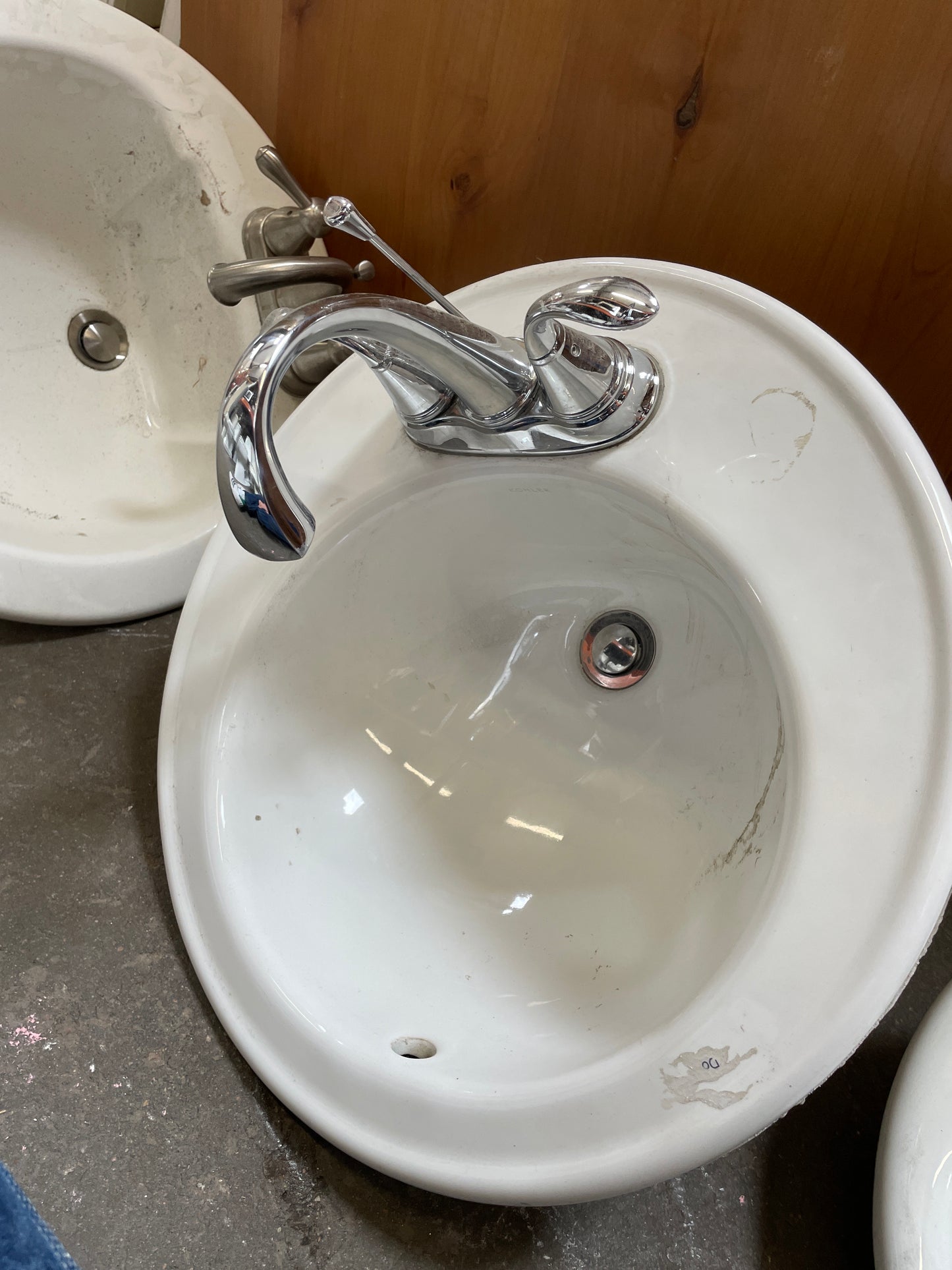 Kohler Drop-In Bathroom Sink, White [#J41.07]