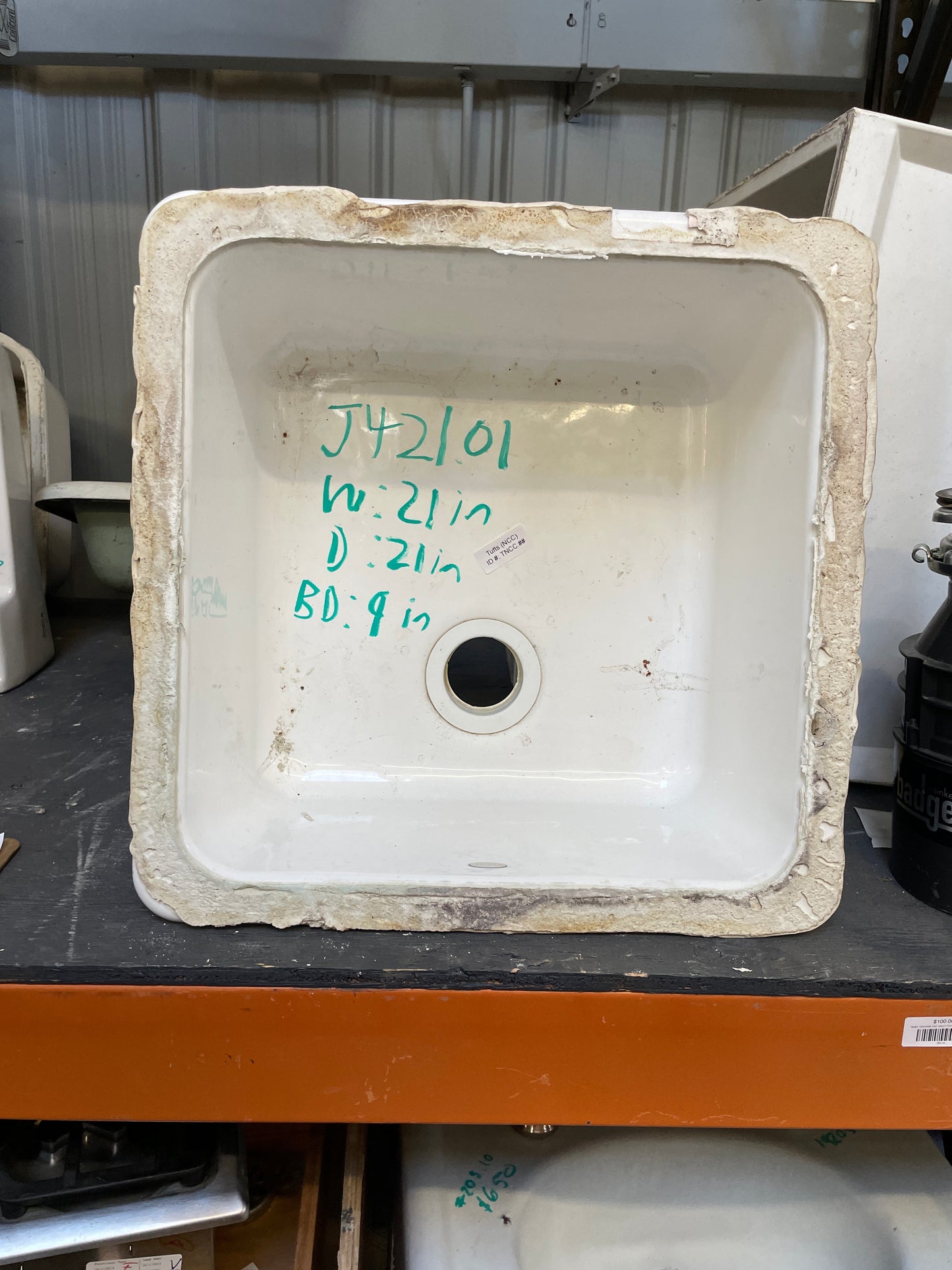 Bathroom/Kitchen Drop-In Sink, Kohler Cast Iron [#J421.01]