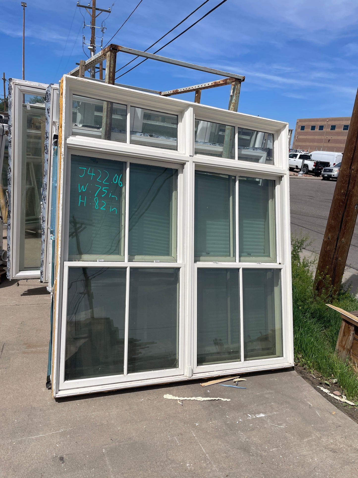 Pella 75x82 Wood Single Hung Window [#J422.06]