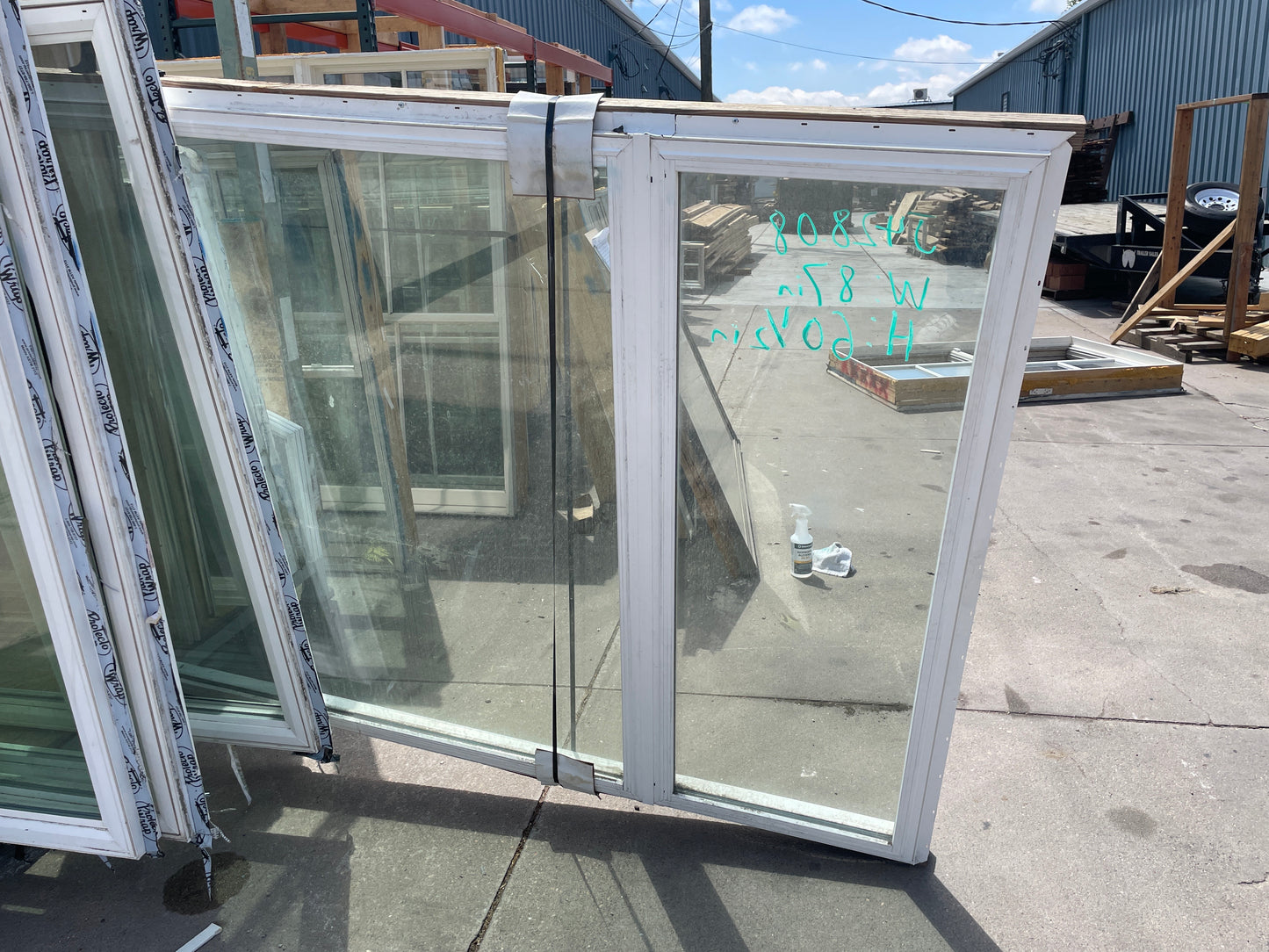 87x60.5 Vinyl Fixed Window Unit [#J428.08]