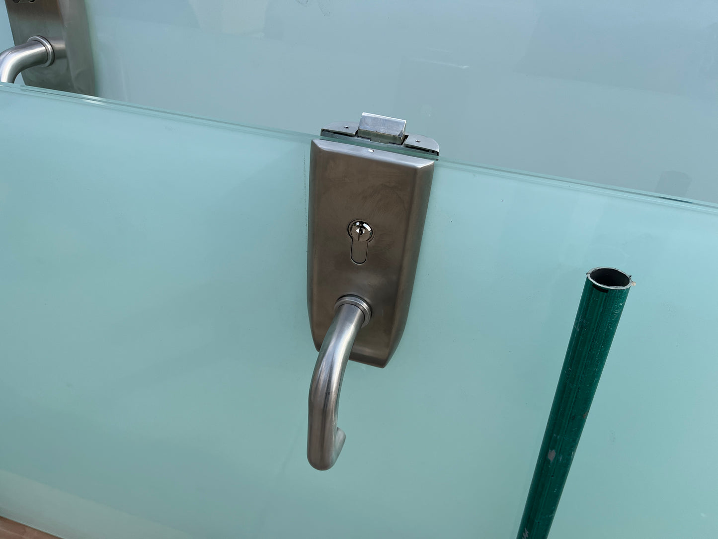 Frosted Glass Interior Door with Stainless Hardware [809.61]