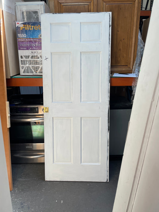 32x80 Interior Solid 6 Panel Slab, White [#J512.04]