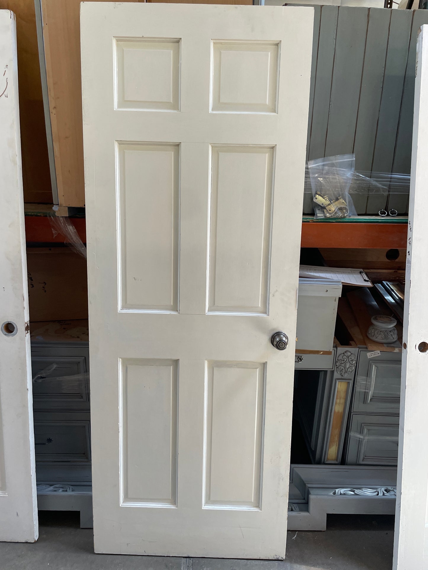30x79.5 LHS Interior Hollow 6 Panel Slab, White [#J512.08]