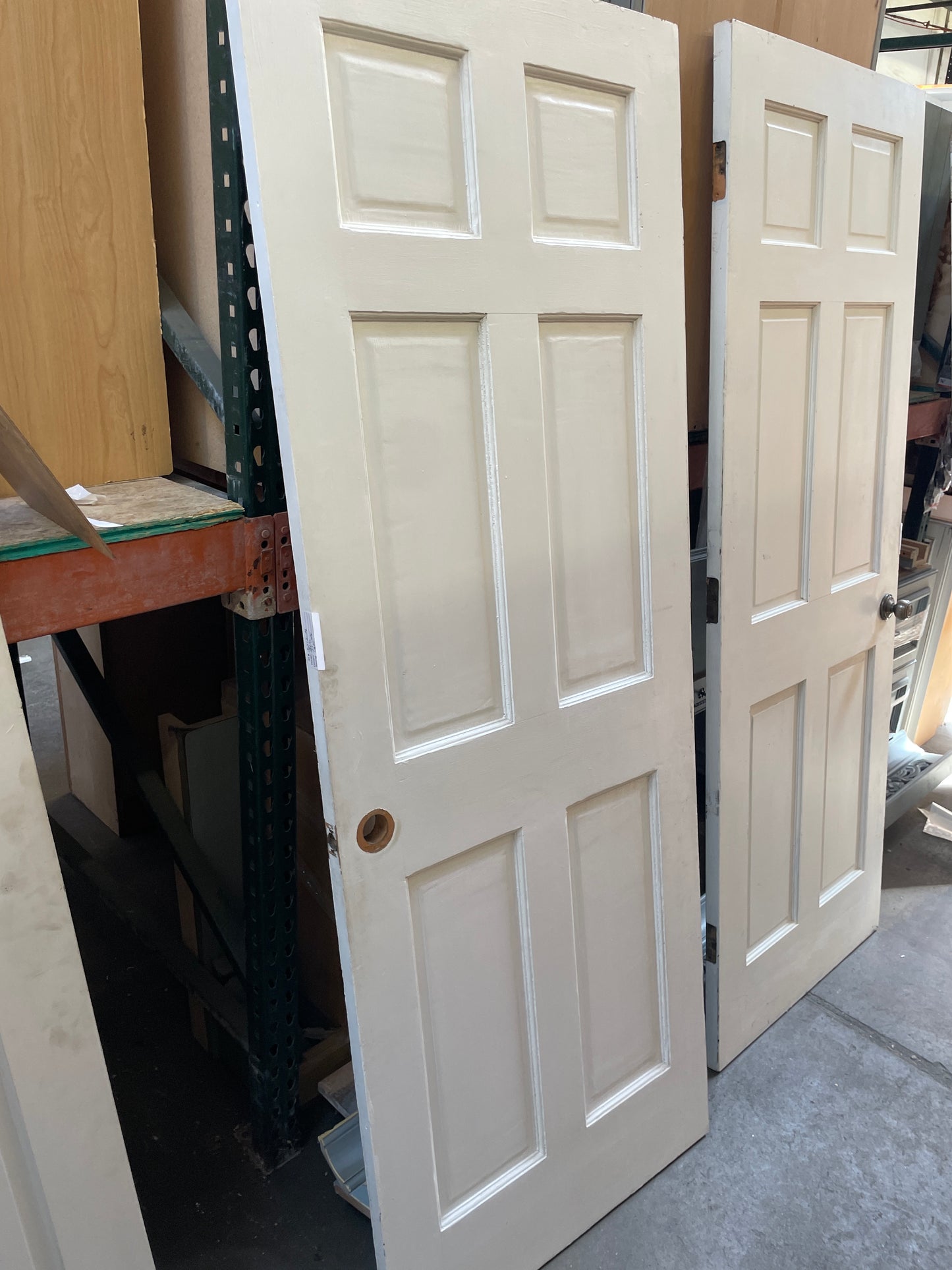 30x79.5 LHS Interior Solid 6 Panel Slab, White [#J512.09]