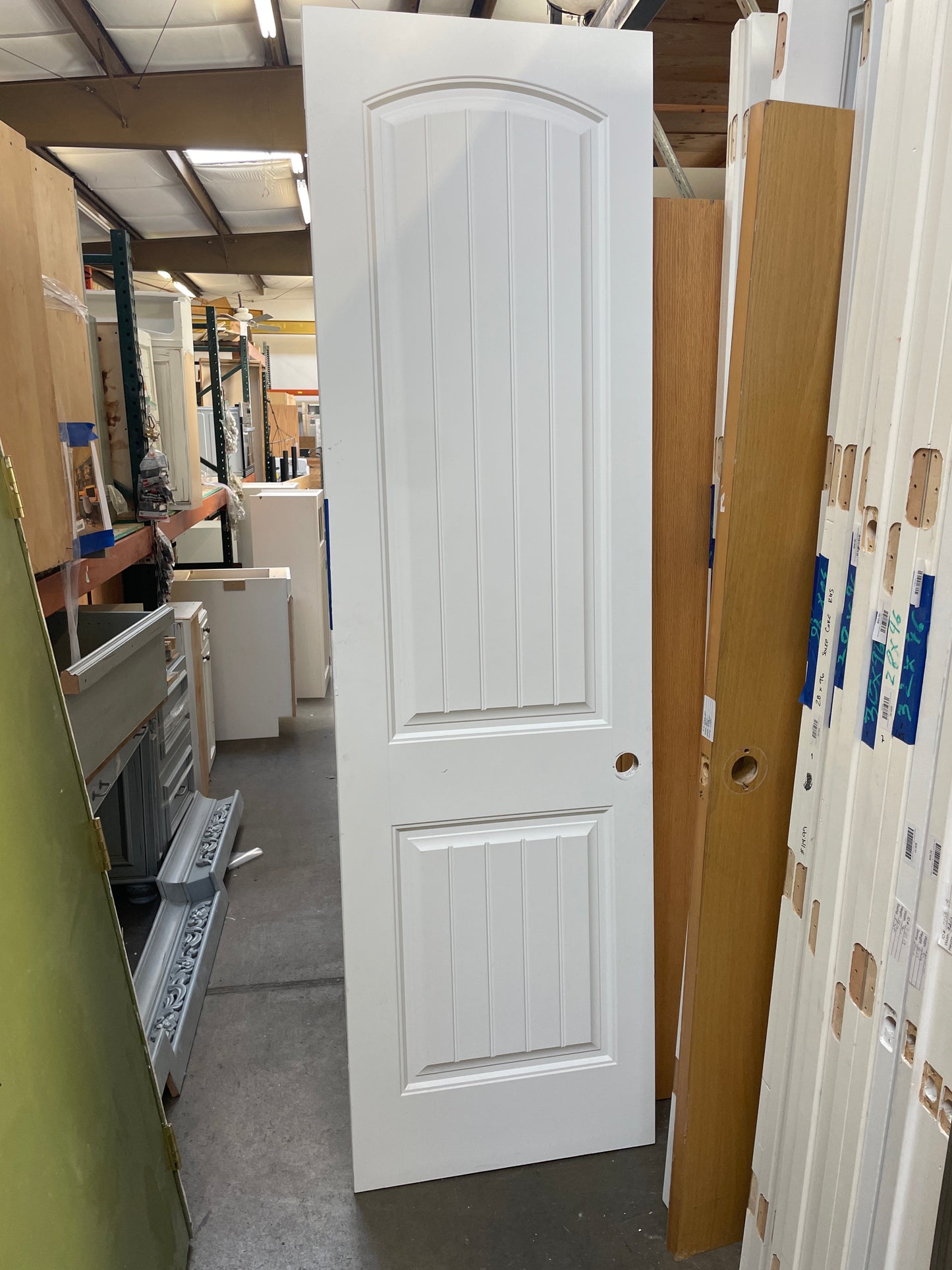 28x96 LHS Interior Hollow 2 Panel Slab, White [#J513.02]