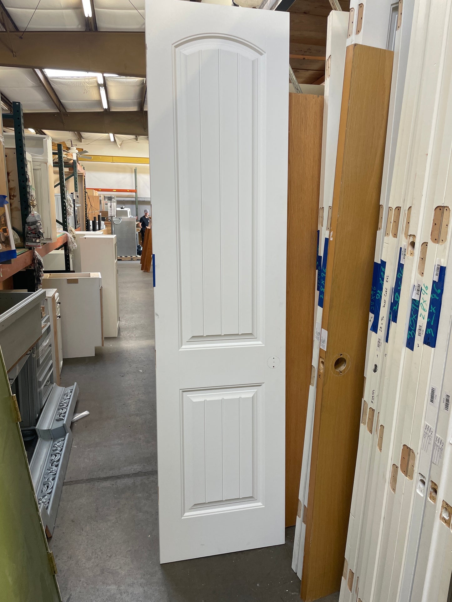 24x96 RHS Interior Hollow 2 Panel Slab, White [#J513.03]