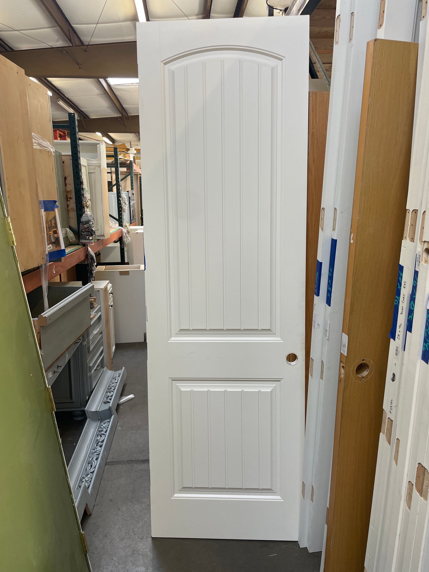 30x96 RHS Interior Solid 2 Panel Slab, White [#J513.04]