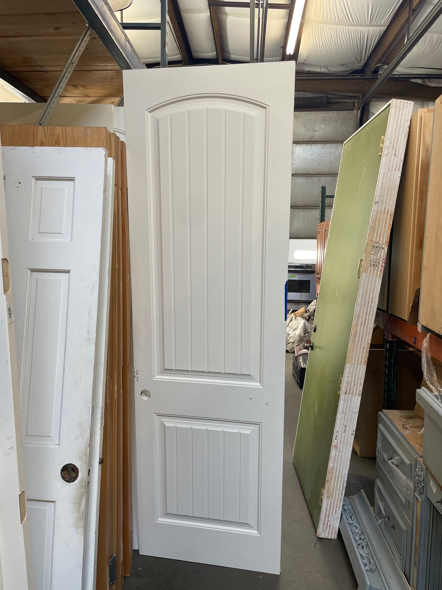 30x96 RHS Interior Solid 2 Panel Slab, White [#J513.04]