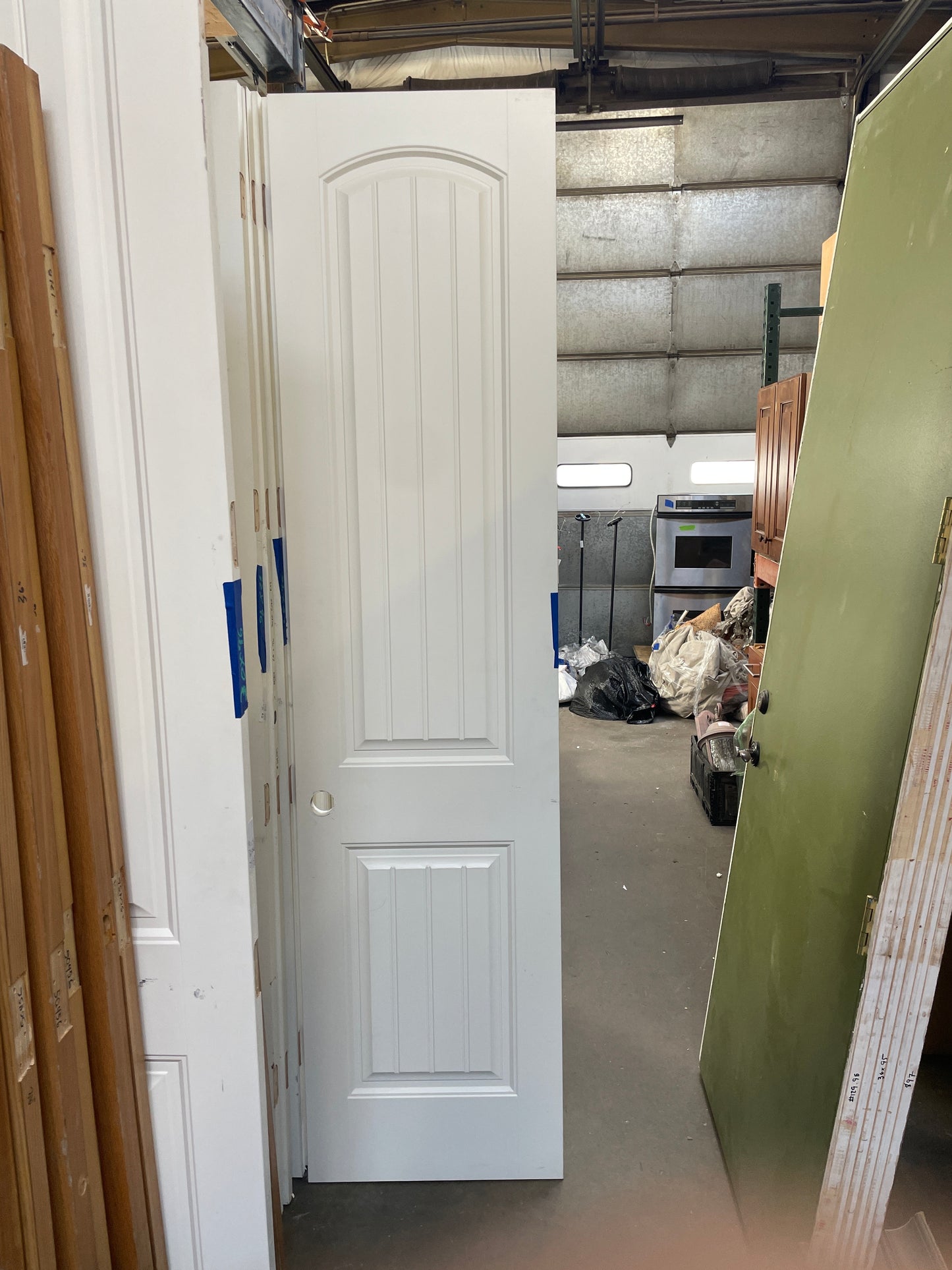 26x96 Interior Solid 2 Panel Slab Door, White [#J513.05]